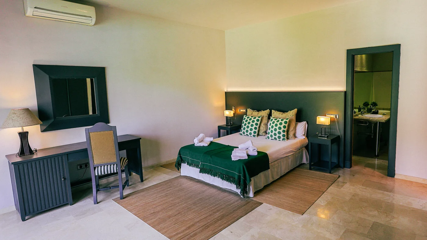 Dormitorio de Villa Zen con dos camas individuales