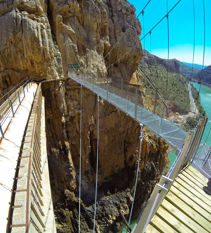 Caminito del Rey, Puente Colgante